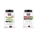Factor de fuerza Maca Root y Collagen Soft Chews Bundle con 60 Maca y 60 Collagen Chews