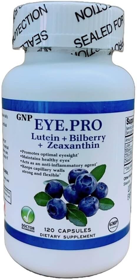 Eye Pro-Lutein, Billberry & Zeaxanthin (120 Caps)