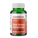 INFINITE AGE 1250mg Sea Moss Advanced Superfood Capsules, 60 Cuenta - High-Potency, Vegan, Made in The USA - Irish Seamoss, Bladderwrack, Burdock Root - Total Health, Immunity Support