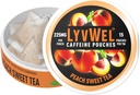 LivWel Ultra Caffeine Pouch – Peach Sweet Tea – 225mg Caffeine natural con Guarana – Energía limpia para Focus &amp; Mood – 1-Pack (15 Pouches)