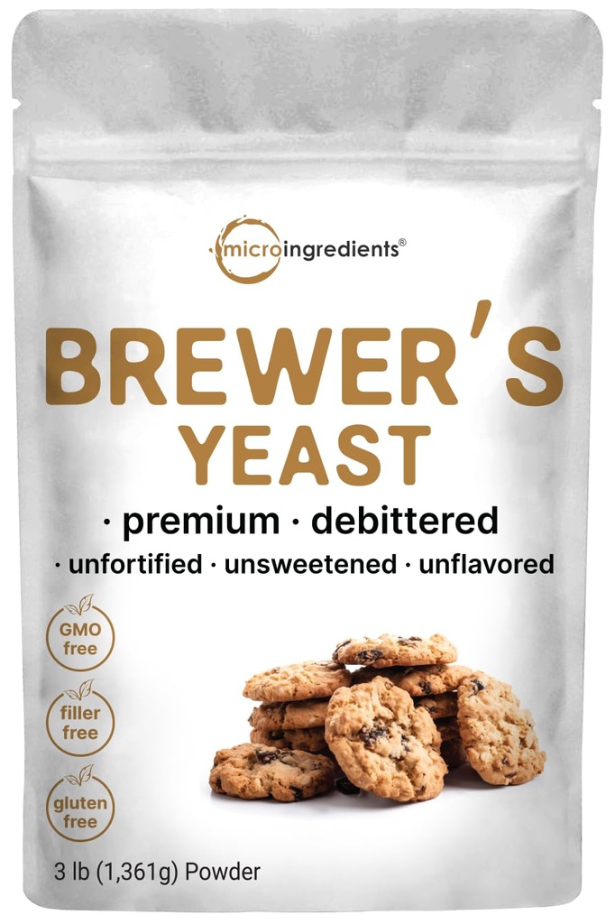 Levadura de levadura para lactancia, 3lbs (90 Servings) ← Levadura de levadura debiterada para amamantar Apoyo ← Ideal para la lactancia Cookies " Té ¦ Rich Vitamin B Complex " Protein Source  Non-GMO