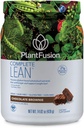 PlantFusion Complete Lean Plant Based Protein Powder - Prebiotic Fiber, Superfoods & Digestive Enzymes - Vegan, Gluten Free, Soy Free, Non-GMO - Chocolate Brownie 1 lb