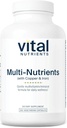 Nutrientes Vitales Multi-Nutrients 4 ← Citrate/Malate Fórmula (con Cobre e Hierro) ← Multi Vitamina/Fórmula Mineral con Antioxidantes Potente ← Forma Biodisponible ← No GMO TEN 180 Cápsulas
