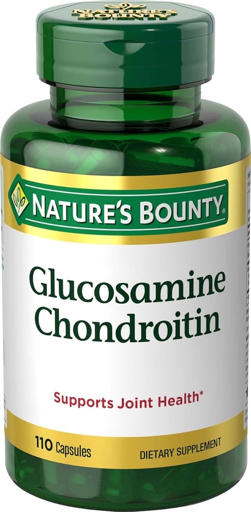 Bounty Glucosamine Chondroitin Pills and Dietary Supplement, Support Joint Health, 110 Capsules