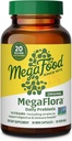 MegaFood MegaFlora Probiótico - Probióticos para Mujeres Salud Digestiva - Suplemento de Apoyo Inmunitario - 20 Billones CFU - 14 Strains - Non-GMO - Vegetariano - 30 Mini Capsules (30 Servimientos)