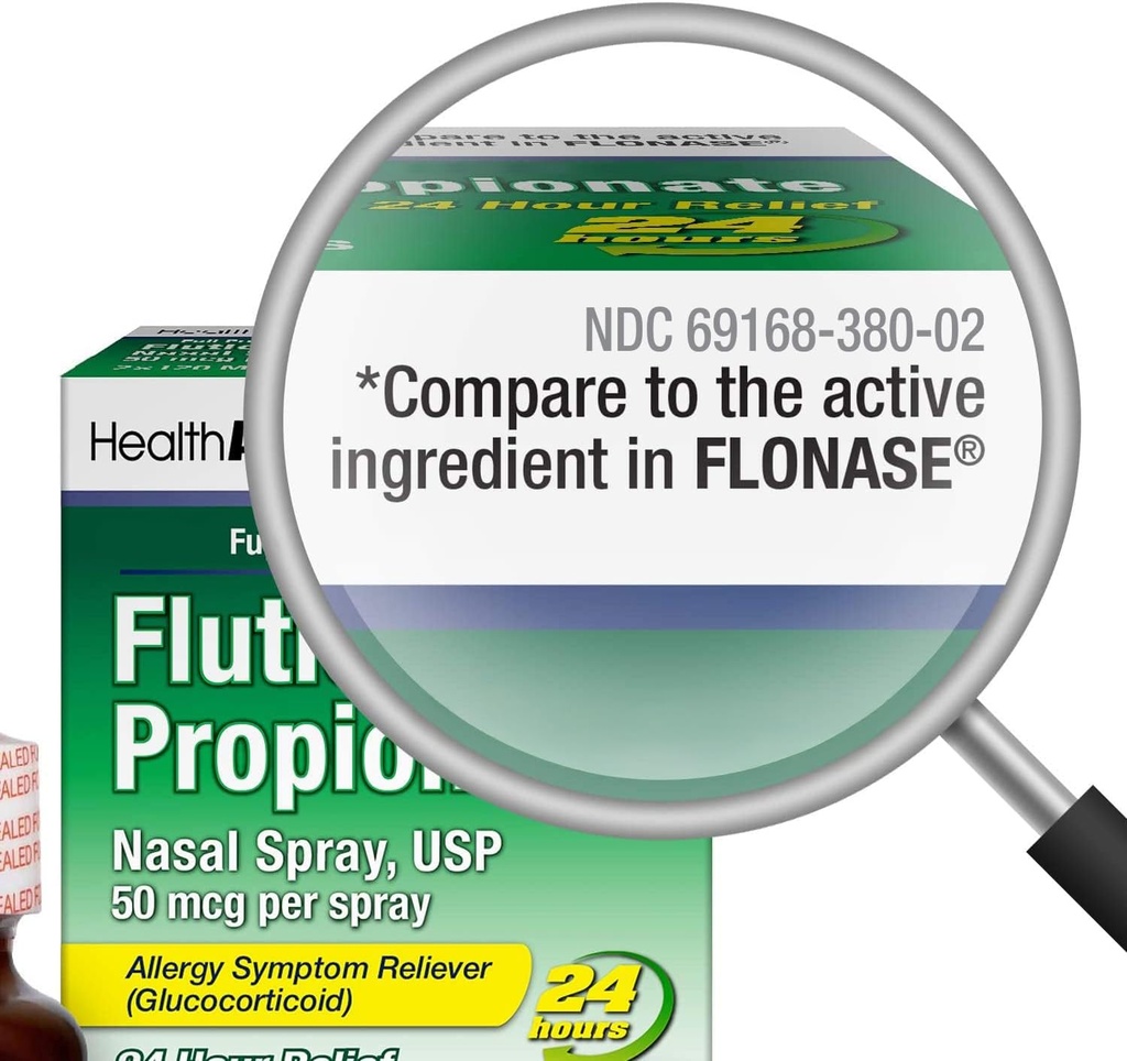 HealthA2Z® Fluticasone Propionate Nasal Sprays  Allery Relief Spray ← Runny Nose ← Nasal Congestion ← Solución ← Itchy Watery Eyes