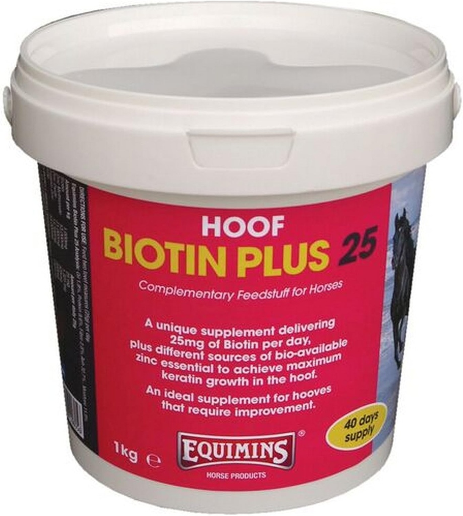 Cuidado de caballos Biotin Plus Tub 1kg