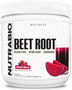 NutraBio Orgánica Beet Root Powder Superfood con Nitrates y Antioxidantes - Apoyos Rendimiento, Circulación, Flujo de Sangre y Salud General - No GMO, Vegetariano, 30 Servimientos