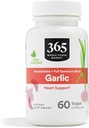 365 por Whole Foods Market, suplemento dietético de ajo, cápsulas vegas, apoya la salud cardíaca, 60 cuenta