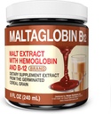 Maltaglobina Vitamina B12 Suplemento dietético, Apoyo a la Hemoglobina, vitaminas B12 para la energía, 8 fl oz, 1-Pack