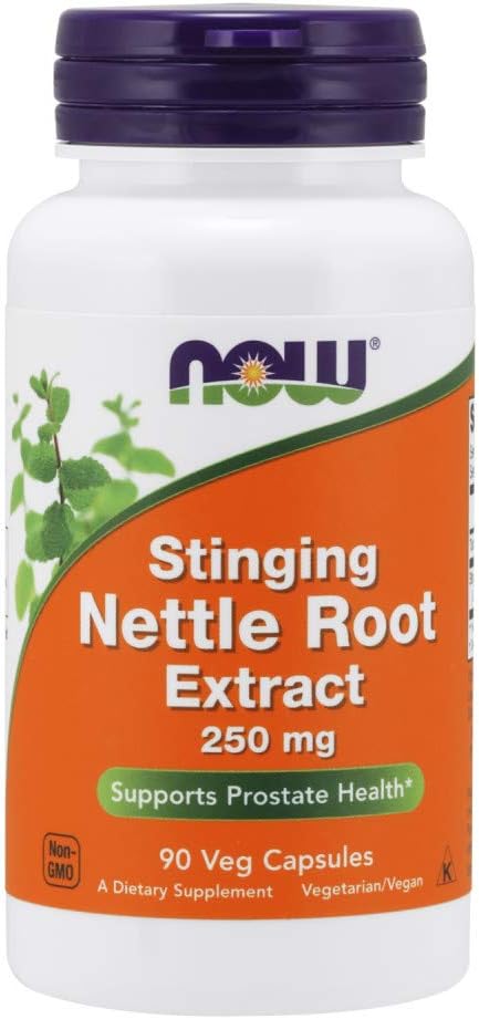 NOW Nettle Root Extract 250mg, 90 Veg Capsules