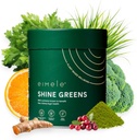 eimele ¦ Shine Greens ← Superfood Greens de base vegetal Polvo para Gut Health ← Apoya Energía, Digestión &amp; Inmunidad TEN Envasado con Antioxidantes, Nutrientes esenciales & Probióticos TEN 42 Servings (5.29oz)