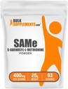 BulkSupplements.com Mismo Polvo - S-Adenosyl-L-Methionine, SAM-e Suplemento - para la Salud Conjunta, Gluten Gratis - SAM-e 400mg por Serving, 25g (0.88 oz) (Pack of 1)
