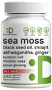 DEAL SUPPLEMENT Irish Sea Moss 7000mg Por Serving, 240 Veggie Capsules – 14 Superfood Complex – 3000mg Black Seed Oil, 2000mg Ashwagandha, 600mg Ginger