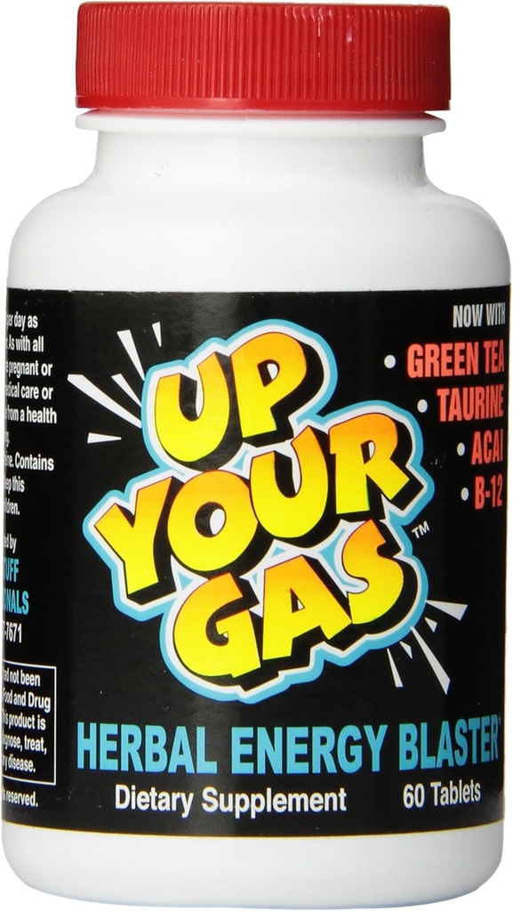 Sube sus tablas herbales de gas, 60 cuenta