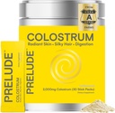 Prelude Bovine Colostrum Supplement - Grassfed Colostrum Powder Sticks for Gut Health, Immunity & General Wellness - Colostrum Aids Hair, Skin & Digestive Health for Women &amp; Men - Made in USA