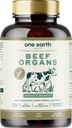One Earth Health New Zealand 100% Grass Fed Beef Organs – (200 Count, 3000mg Serving) Liver, Heart, Kidney, Pancreas, Spleen Supplement. Complejo de carne de órgano procedente de Nueva Zelandia