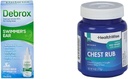 Debrox Swimmer's Ear Drops, 1 Fl Oz y HealthWise Medicated Chest Rub, 4 oz. Bundle