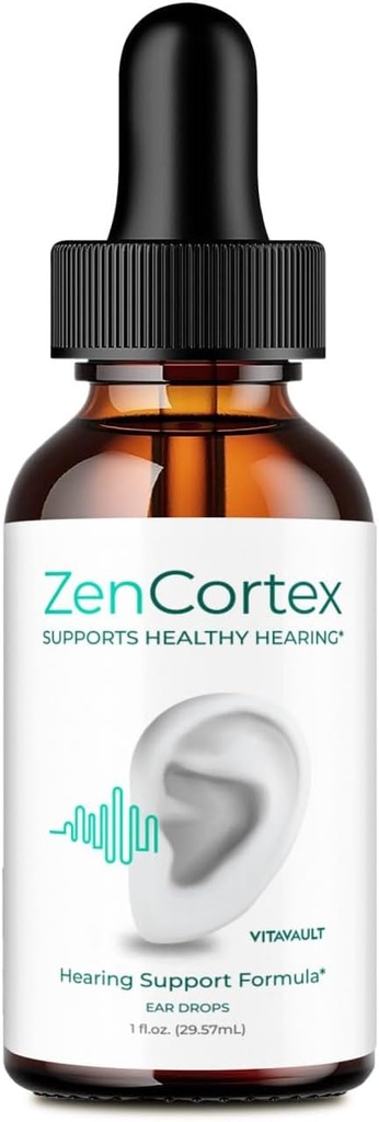 ZenCortex Tinnitus Relief for Ringing Ears Drops, Zen Cortex Tinnitus Suplemento ZenCortex Healthy Ear Support Suplemento - Maximum Strength Advanced Formula ZenCortex Drops Reviews (1 Pack)