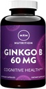 MRM Nutrición Ginkgo B 60mg  durable Gluten-Free + Vegan tención 120