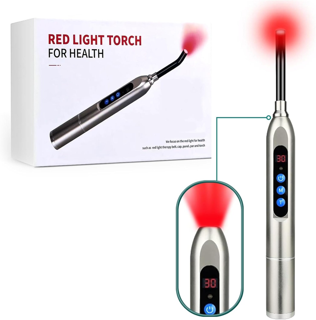 Dispositivo de llanta de luz roja, tratamiento de llanto frío para límpidos, tratamiento de pulverizador de ternera de llanta de ternera, terapia de luz roja para la cara de nariz llanta suave con pantalla LCD