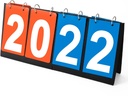 Portable Table Top Scoreboard Flipper, Multi Sports Score Flip Scoreboard Keeper