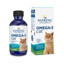 Naturales nórdicos Omega-3 Cat, Desarrollado - 2 oz - 304 mg Omega-3 Por Un mL - Aceite de pescado para gatos con EPA & DHA - promueve el corazón, la piel, la carne, &amp; la salud inmunitaria - No GMO