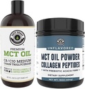 Costa izquierda Performance 32oz Premium MCT Oil and 16oz Desflavored MCT + Collagen Powder