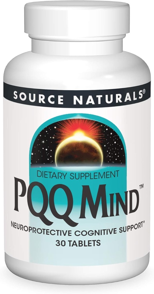 Fuente Natural PQQ Mind, Neuroprotective Cognitive Support* - 30 Tablets