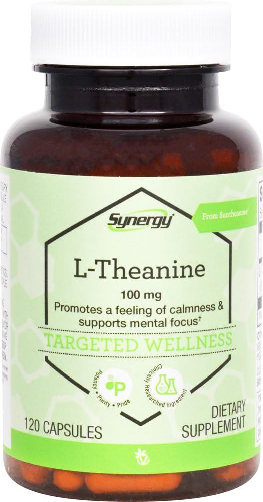 Vitacost Synergy L-Theanine de Suntheanine® -- 100 mg - 120 cápsulas
