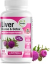 GreeNatr Liver Cleanse Detox " Repair Formula - Milk Thistle, Berberine, Ginger, Beet Root, Dandelion Root, Artichoke Extract, and Chanca Piedra for Optimal Liver Health Support (1 Bottle)