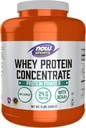 NOW Foods Sports Nutrition, Whey Protein Concentrate, 24 G With BCAAs, Unflavored Powder, 5-Pound