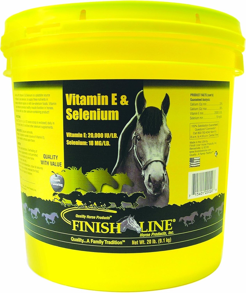 Acabado Línea Productos de Caballo Vitamina E- Selenio