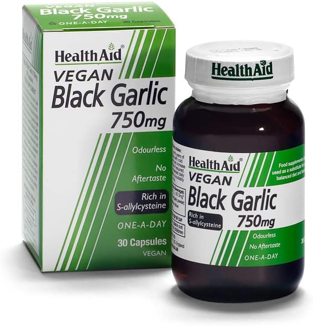 HealthAid Black Garlic 30 Vegicaps 750 mg