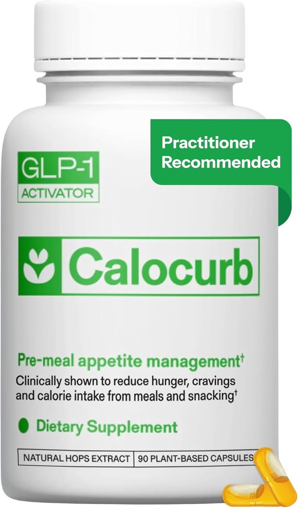 Calorie Control Suplemento 6X Natural GLP-1 Activador, Oficial " Amarasate Fórmula Patented, Suplemento dietético GLP1 basado en plantas, Gestiona la repetición, hambre " Cravings, 1 Mes Promedio de Suministro, 90 Cuenta