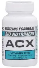 Fórmulas sistémicas Bio Nutriment ACX Vitamina DTX 60 cápsulas