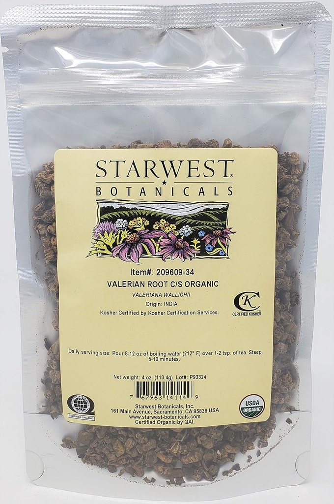 Orgánica de Valerian Root C/S