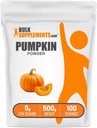 BulkSupplements.com Pumpkin Powder - Suplemento de calabaza, para soporte digestivo, suplemento de superalimentos - Gluten Free, 5g por ser, 500g (1.1 lbs) (Pack of 1)