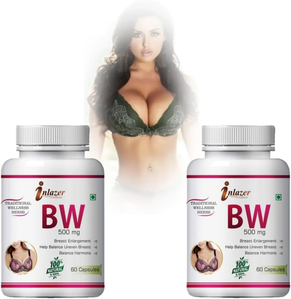 2 Pack Butt and Breast Enhancer for Women - Enhance Breast Enlargement Capsule - Breast Enhancement Capsule for Women - Personal Modern Women Care Breast - 120 Cuenta