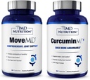 1MD Nutrición MoveMD " CurcuminMD Plus Bundle tóxico Doctor Formulado con Collagen, Turmeric Curcumin y Boswellia Serrata