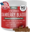 iHeartDogs Extra Strength Urinary, Bladder, " Kidney Support for Dogs – Cranberry, D-Mannose " Echinacea ayuda a mantener la salud del tracto urinario, fortalece la vejiga débil " incontinente