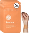 The Good Patch Rescue Recovery Patch, Natural Patch with DHM, Vitamin B1, and Green Tea, Plant-Powered Wearable Wellness, Support After a Night Out (16 Total Patches)