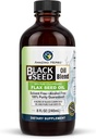Increíble Herbs Cold-Presed Black Seed and Flax Seed Oil Blend - Gluten-Free, Non-GMO, High en Omega 3, 6, &amp; 9, soporta la función conjunta, cerebral y corazón - 8 Fl Oz