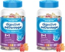 Beneficios Digestivos Gummies Probióticas para la Salud Digestiva, Gut Health & Immune Support, Probióticos para Hombres y Mujeres (80ct) - Delicious Natural Fruit Flavor* (Pack of 2)