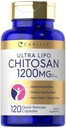 Carlyle Chitosan Suplemento 1200mg ← 120 Quick Release Capsules ← Non-GMO, Gluten Free ← Ultra Lipo