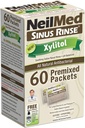 NeilMed Sinus Rinse Premixed Refill Packets con Xylitol, 60ct.