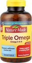 Triple Omega 3-6-9, 150 Softgels Tamaño del valor, Omega Suplemento Para la salud del corazón