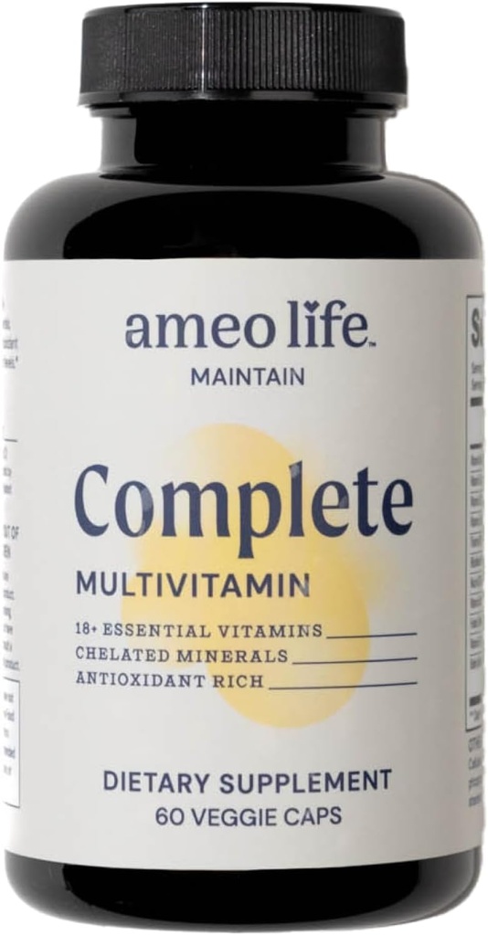 Multivitaminas diarias para hombres y mujeres adultos – Multivitamínicos galardonados con zinc, biotina, yodo, cromo, manganeso & vitaminas A, B6, B12, C, D, E – Soporte energético completo de inmunológico – 60 cápsulas