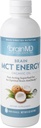 Dr Amen BrainMD Brain MCT Energy - 16 fl oz - Energy Support for Brain & Body - Mejora el enfoque " Satiety - Clean " Fast Acting - Gluten Free - 31 Servings