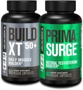 Fabricación de fábrica de Jacked XT 50+ Daily Muscle Builder (90 cápsulas) PRIMASURGE Boosterona de testosterona para hombres (60 cápsulas) para la vitalidad, crecimiento muscular & energía